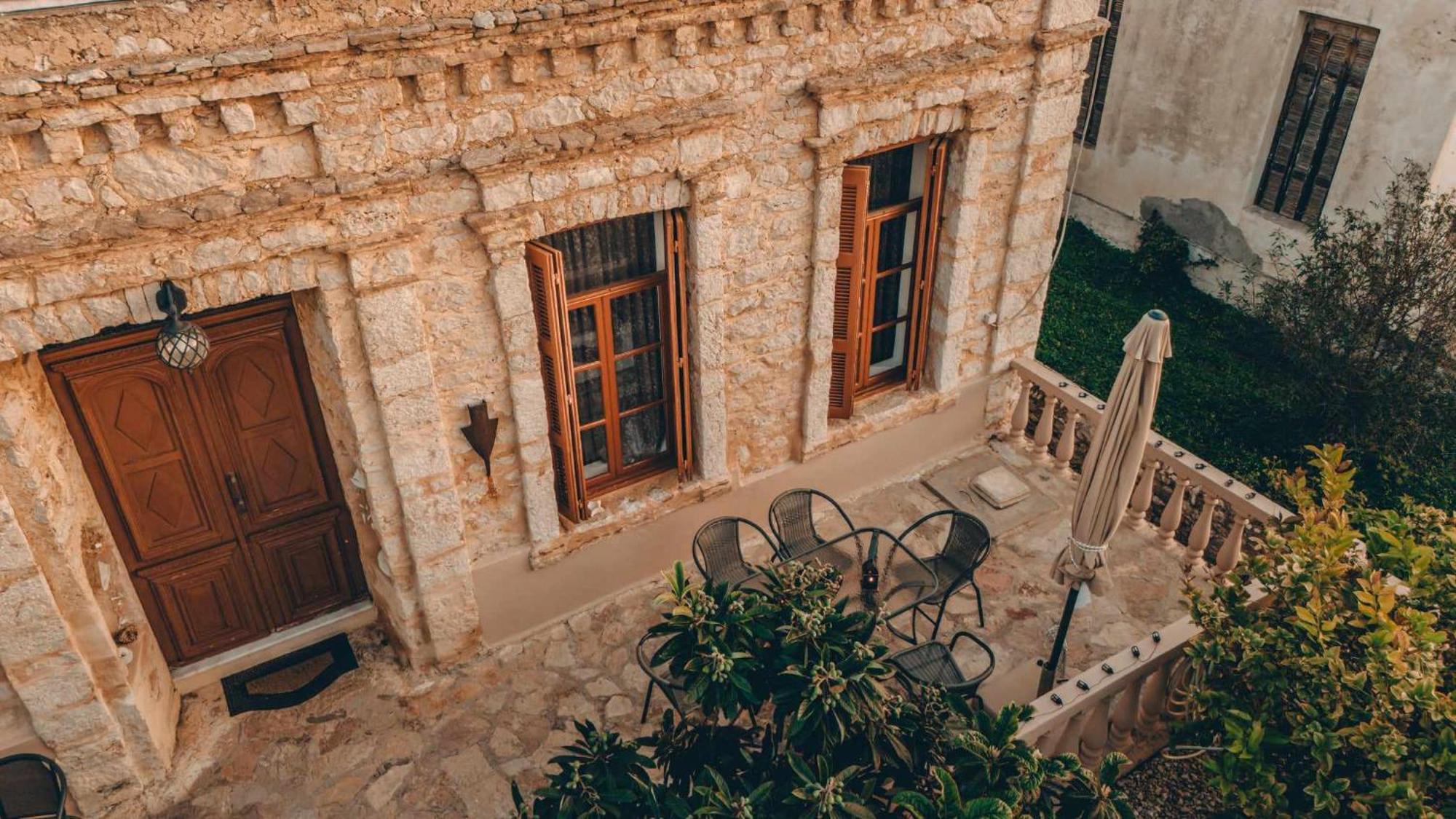 Kleanthe Hotel Chalki Town Exterior photo